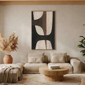 Wabi Sabi Geometric Abstract Wall Art #SS085