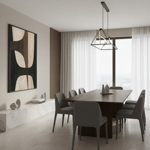 Wabi Sabi Geometric Abstract Wall Art #SS085