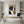 Hand-Painted Minimalist Black and Gold Dog Abstract Canvas Art #SS205