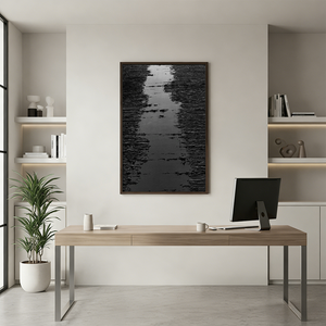 Minimalist Wabi Sabi Zen Oil Painting #SS088