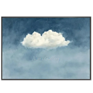 Minimalist-cloud-painting-in-soft-blue-tones-black-frame-02.webp