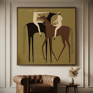 Modern-Abstract-Two-Rider-Horse-Art-for-Vintage-Corner-03.webp