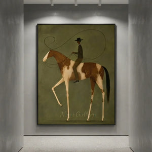 Handmade Figurative Canvas Art for Modern Decor #SS327
