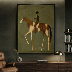 Handmade Figurative Canvas Art for Modern Decor #SS327