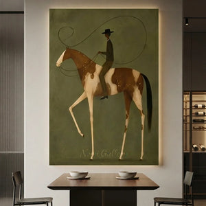 Handmade Figurative Canvas Art for Modern Decor #SS327