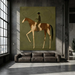Handmade Figurative Canvas Art for Modern Decor #SS327