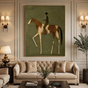 Handmade Figurative Canvas Art for Modern Decor #SS327