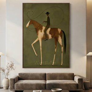 Handmade Figurative Canvas Art for Modern Decor #SS327