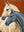 Textured Pair of Horses Hand-Painted Rust Animal Oil Painting #SS210
