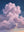 Dreamy Purple Clouds Sunset Hand-Painted Sky Canvas Oil Painting #SS211