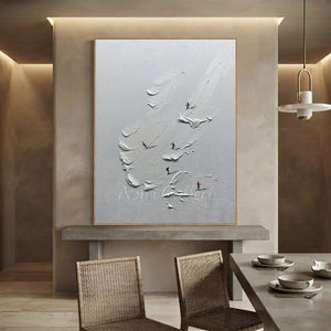 Dynamic Skiers on Textured Mountain Canvas Art #NM628