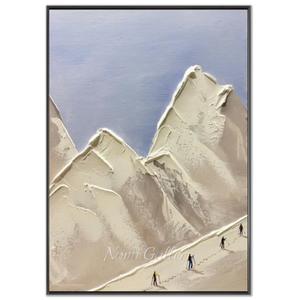 Textured Mountain Ascent Art #NM643