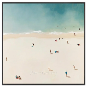 Coastal Serenity Minimalist Beach Art #NM709