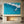 Azure Wave Rider Textured Ocean Art #NM691
