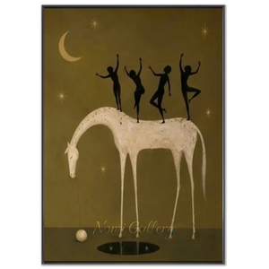 Surrealism Fantasy Horse Oil Painting #SS331