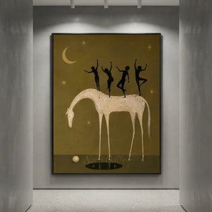 Surrealism Fantasy Horse Oil Painting #SS331