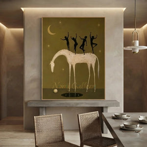 Surrealism Fantasy Horse Oil Painting #SS331