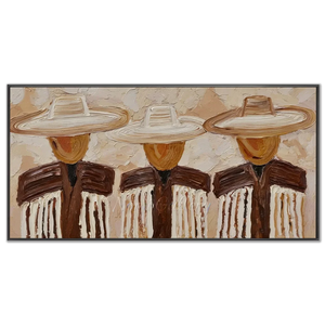 Vintage Three Cowboy Wall Art  #SS354