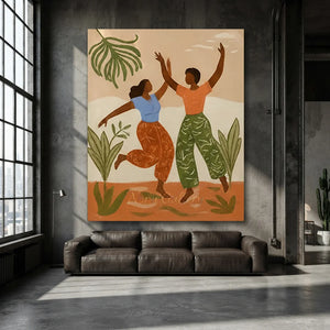 Joyful Dance Abstract Painting #NM280