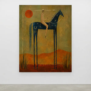 Mystic Rider on Long-Legged Horse #NM290