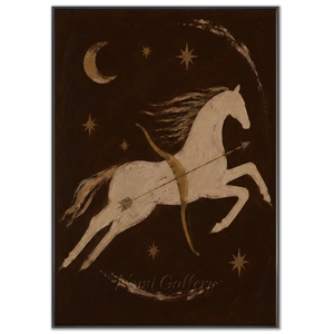 Celestial Horse Textured Oil Painting #NM310