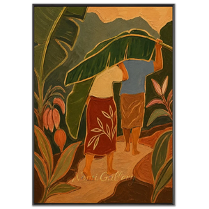 Tropical Journey Abstract Canvas Art #NM450