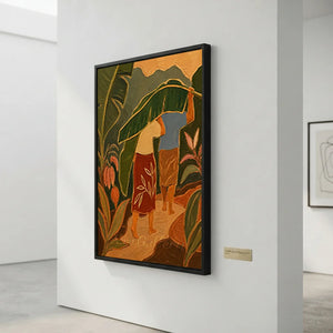 Tropical Journey Abstract Canvas Art #NM450