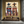Abstract Figures in Hats & Red Chairs Canvas Art #NM451
