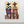Abstract Figures in Hats & Red Chairs Canvas Art #NM451
