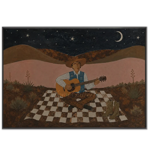 Desert Serenade Under Starry Night #NM345