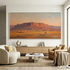 Grand Mesa Landscape Oil Painting with Lone Rider #NM414