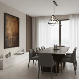 Wabi-Sabi Textured Earth Tone Oil Painting | Hand-Painted Wall Art #SS090