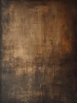 Wabi-Sabi Textured Earth Tone Oil Painting | Hand-Painted Wall Art #SS090
