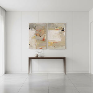 Wabi-Sabi Wall Art Set | Modern Minimalist Textured Painting #SS105