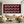 Textured Abstract Horseshoe Art in Deep Red #NM523