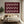 Textured Abstract Horseshoe Art in Deep Red #NM523