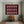 Textured Abstract Horseshoe Art in Deep Red #NM523