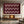 Textured Abstract Horseshoe Art in Deep Red #NM523