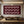 Textured Abstract Horseshoe Art in Deep Red #NM523