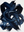 Navy Blue Abstract Brushstroke Handmade Oil Painting #SS154