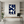 Framed Blue Organic Fluid Shapes Handmade Oil Painting #SS155