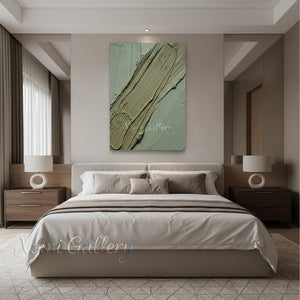 Original Hand-Painted Organic Fluid Curves Fine Art #SS162