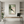 Modern Olive Green Fluid Geometric Shapes Canvas Art #SS163
