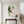 Modern Olive Green Fluid Geometric Shapes Canvas Art #SS163