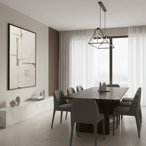 3D Plaster White Textured Painting | Luxury Wabi-Sabi Wall Art #SS169