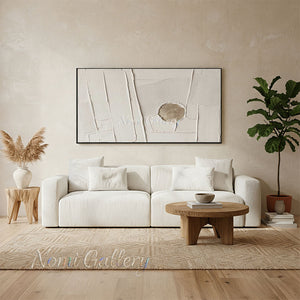 Wabi Sabi Neutral Minimalist Textured Art #SS234