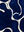 Handmade Cobalt Blue Abstract Curved Canvas Art #SS180