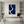 Handmade Blue Fluid Wave Abstract Framed Canvas Art #SS183