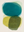 Handmade Green Watercolor Abstract Translucent Canvas Art #SS184