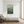 Modern Sage Green Minimalist Line Art Canvas Painting #SS192